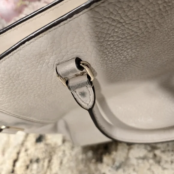 Coach Blake Carry All Purse in Cream Ivory Leather Crossbody or Shoulder - Picture 6 of 16